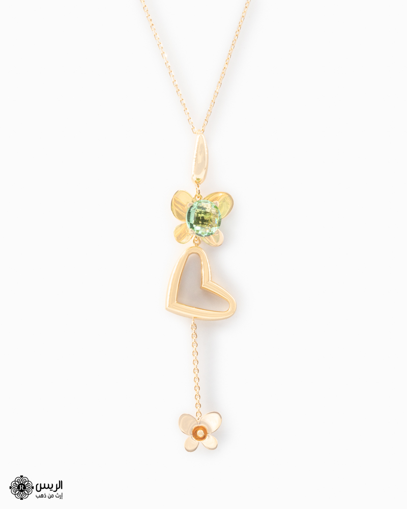 Raies jewelry Heart Necklace تعليقة "قلب" الريس للمجوهرات