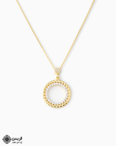 Pendant with Chain Circle shape